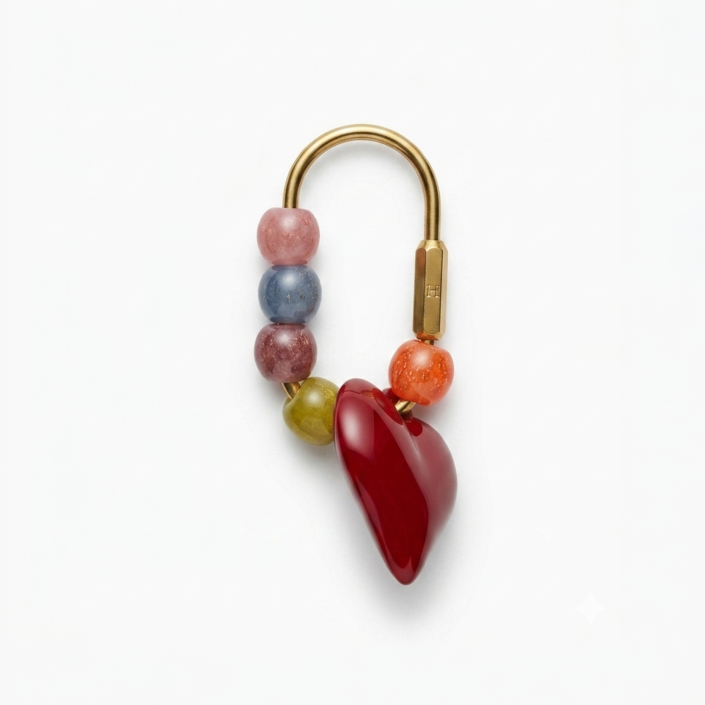 Red Love Bag Charm